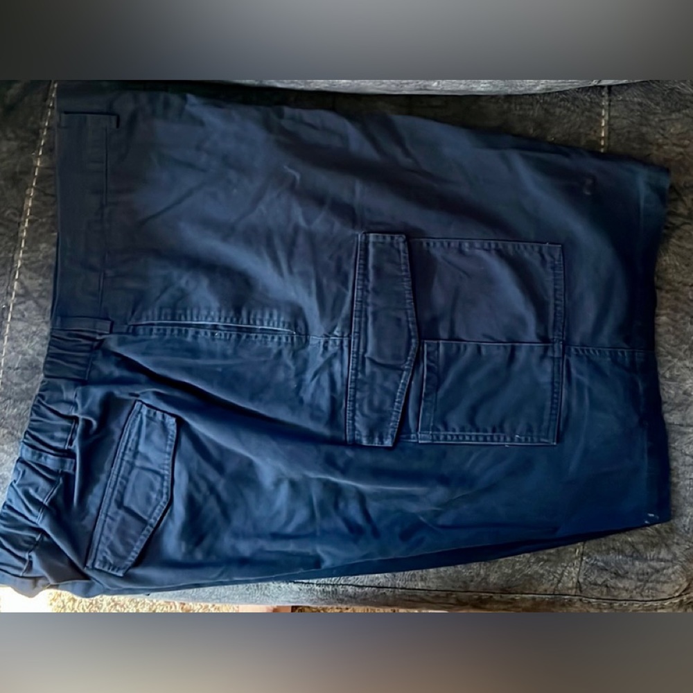 100% Cotton Navy Cargo Shorts -FINAL PRICE-